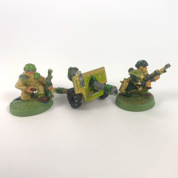 Cadian  Lascannon Heavy Weapons Team