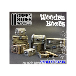 Wooden Boxes - résine