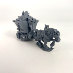 Chariot battaille au col du crâne