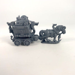 Chariot battaille au col du crâne