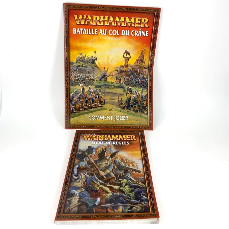 Rule book Warhammer le jeu des batailles fantastiques bataille au col du crâne FR