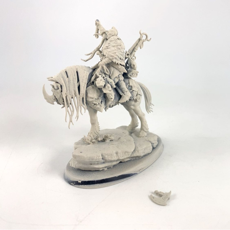 Chef de Guerre Noir-serment sur Destrier