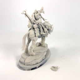 Darkoath chieftain on warsteed