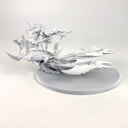 Fateskimmer herald of Tzeentch on burning chariot