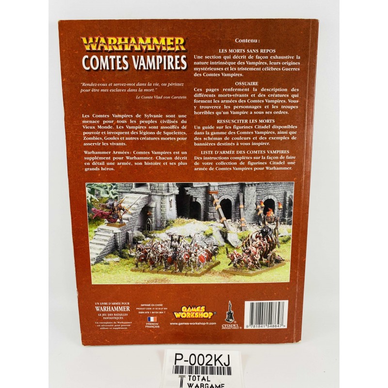 Livre d'armée Comtes Vampires VF 2008