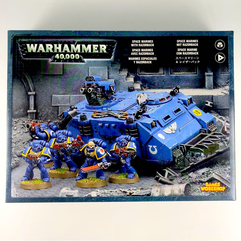 Space Marines avec Razorback