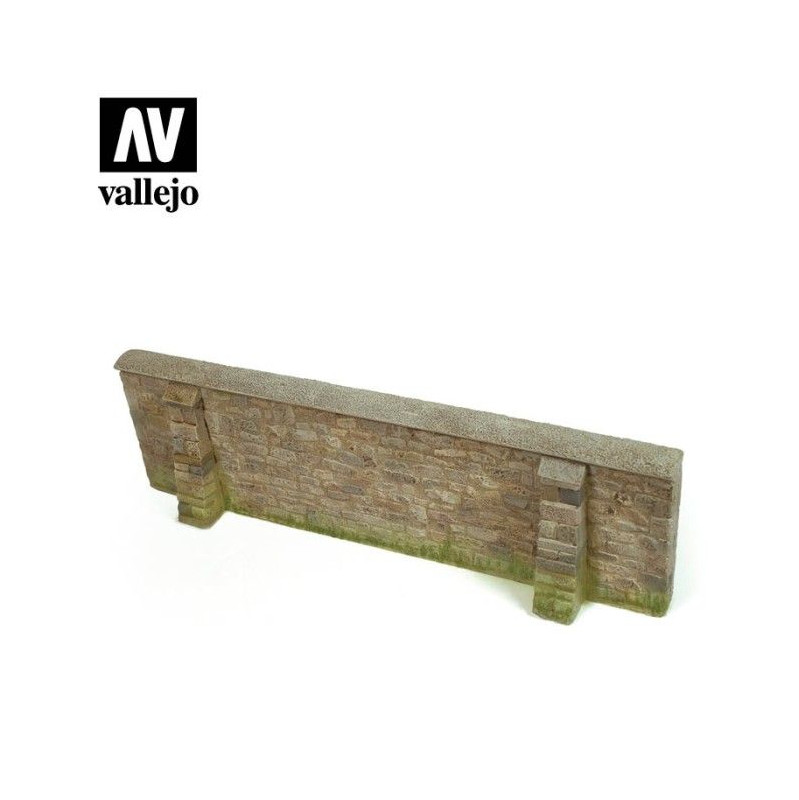 Vallejo décor de diorama Village de Normandie 24 x 7 cm non peint