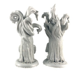 aberrations - Fétiche / Totem-jambe feu + eau - Non monté non peint