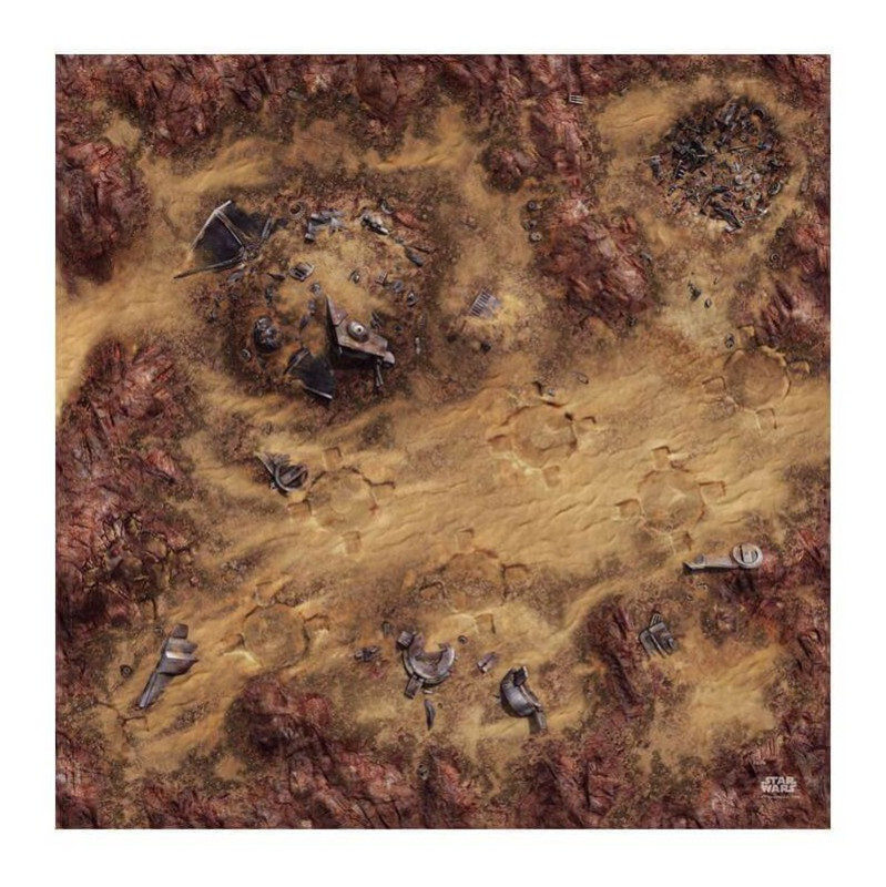 Tapis Star Wars Legion : Desert Junkyard