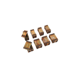 Wooden Crates (x10)