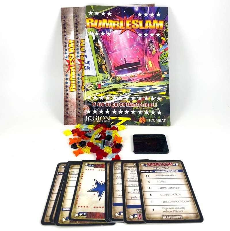 Rumbleslam Livre de régle et accessoire FR