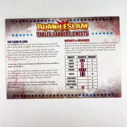 Rumbleslam Livre de régle et accessoire FR