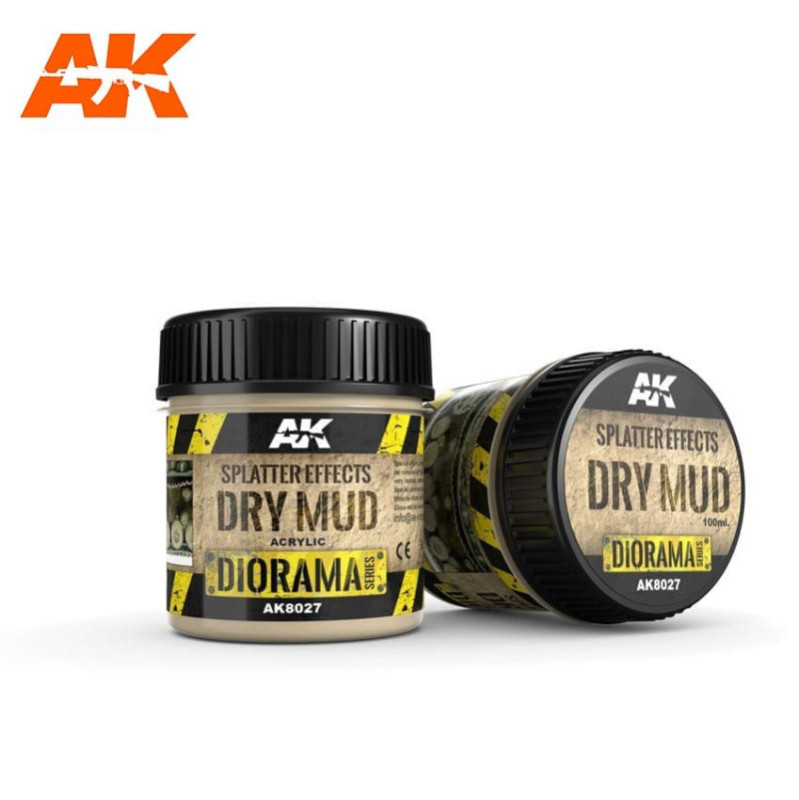 SPLATTER EFFECTS DRY MUD - 100ml (Acrylic) - AK