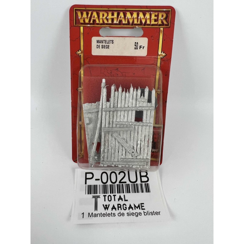 Siege mantelets blister