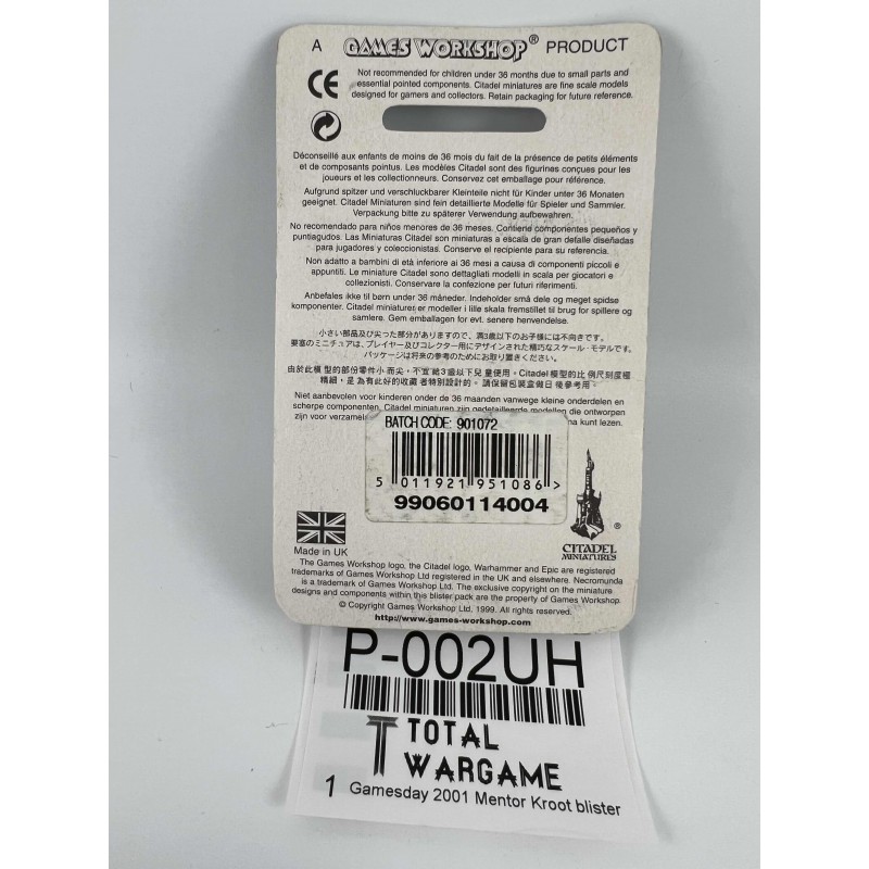 Gamesday 2001 Kroot Mentor blister