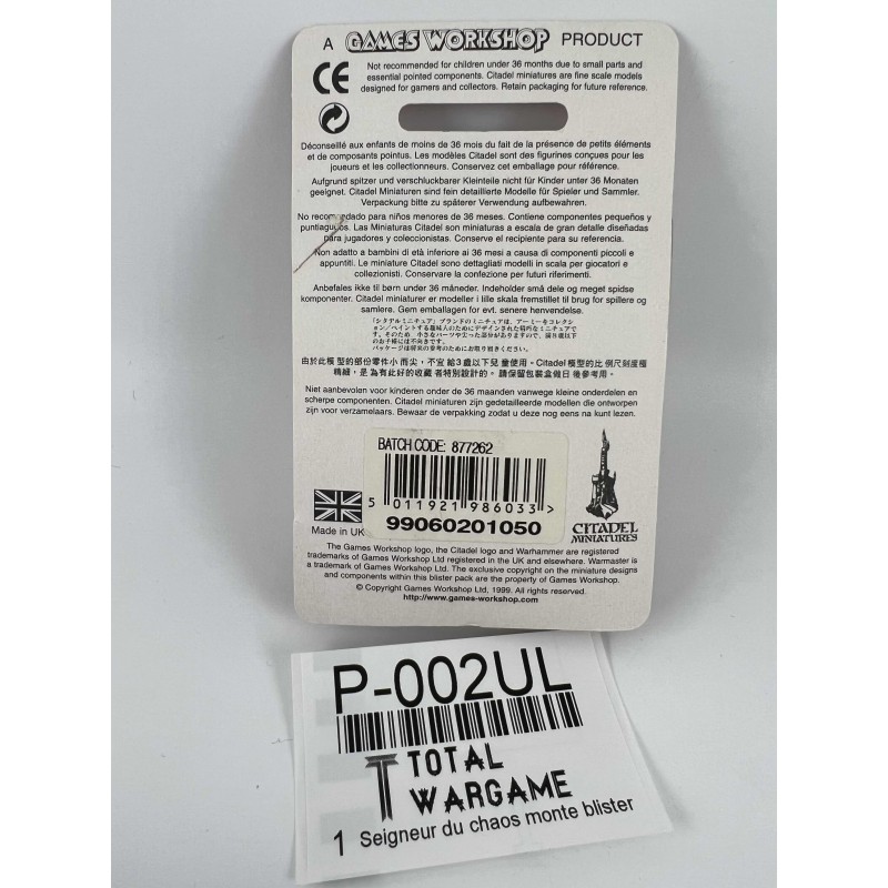 Mounted chaos lord blister