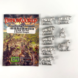 U18-4538 Bull Herd & wrangler