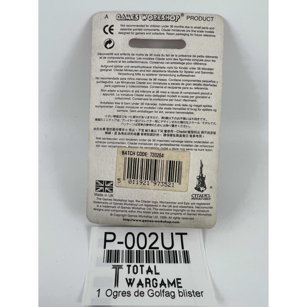 Ogres de Golfag blister