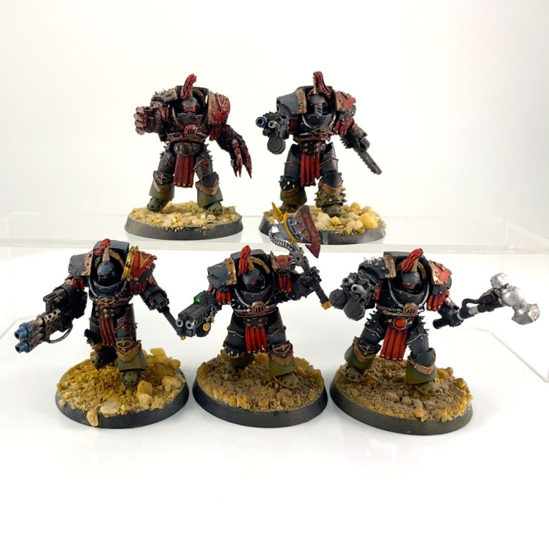 Terminator Justaerin squad with weapons