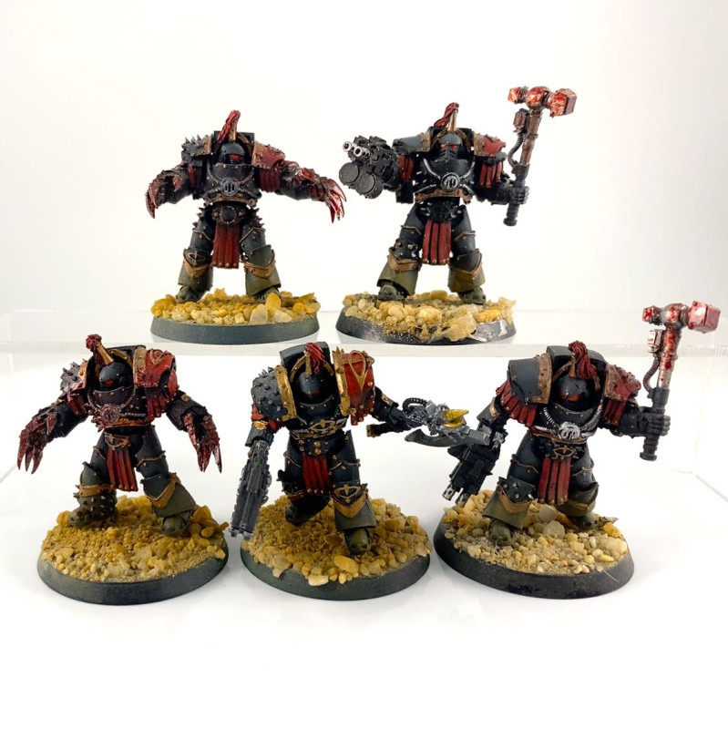 Escouade Terminator Justaerin + armes