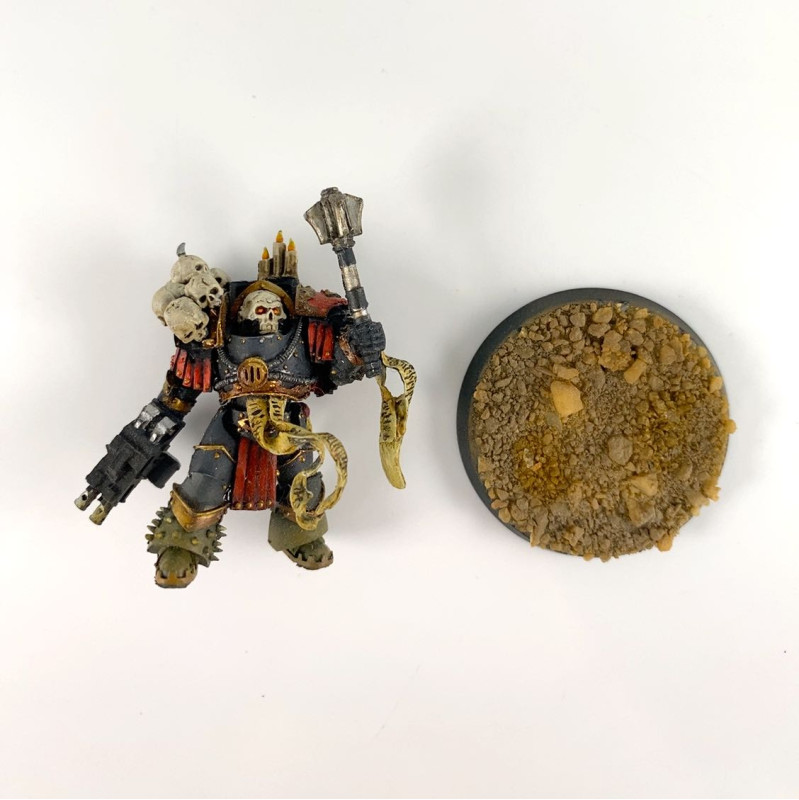 Chaplain in terminator armour