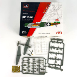Armory Models aircraft model kit AR14307 Messerschmitt Bf 109E in foreign service Part 2 Eastern Europe 1/144