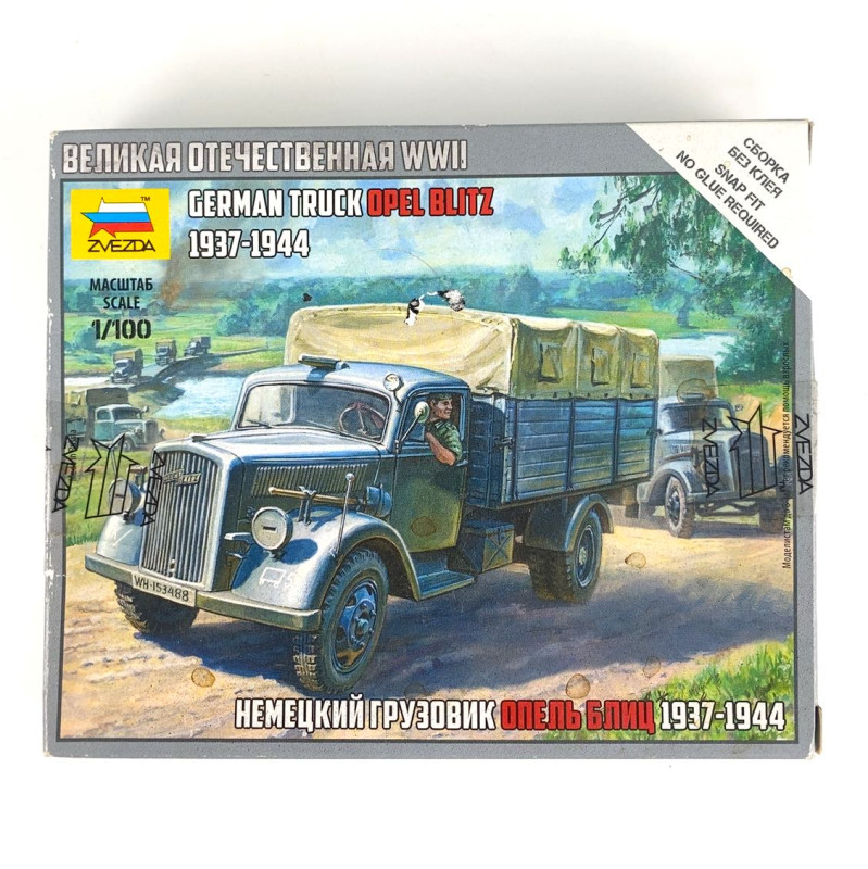 ZVEZDA maquettes militaire 6126 Camion Allemand 3t 1/100