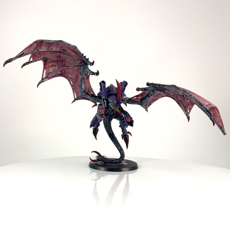 Winged Hive Tyrant With Twin Linked Devourers