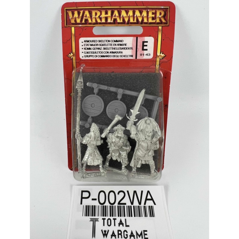 Etat-Major Squelette en armure blister