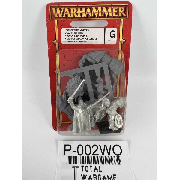 Games Workshop Citadel Finecast - Konrad Von Carstein (Comtes-Vampires) - Blister Neuf Scellé