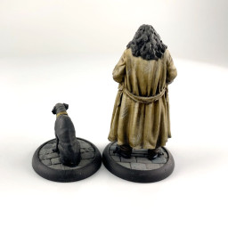 Rubeus Hagrid and Fang