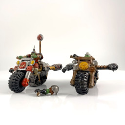 Ork Warbiker Mob / motos...