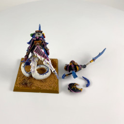 Seigneur de Slaanesh sur monture démoniaque incomplet