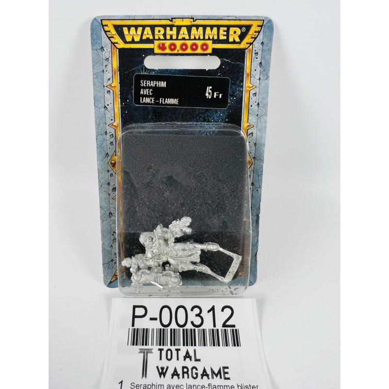 Seraphim with flame thrower blister