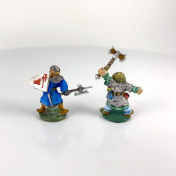 RPG warrior figurines