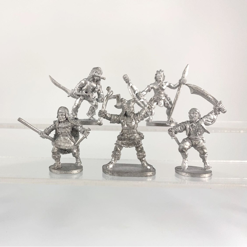 RPG warrior figurines