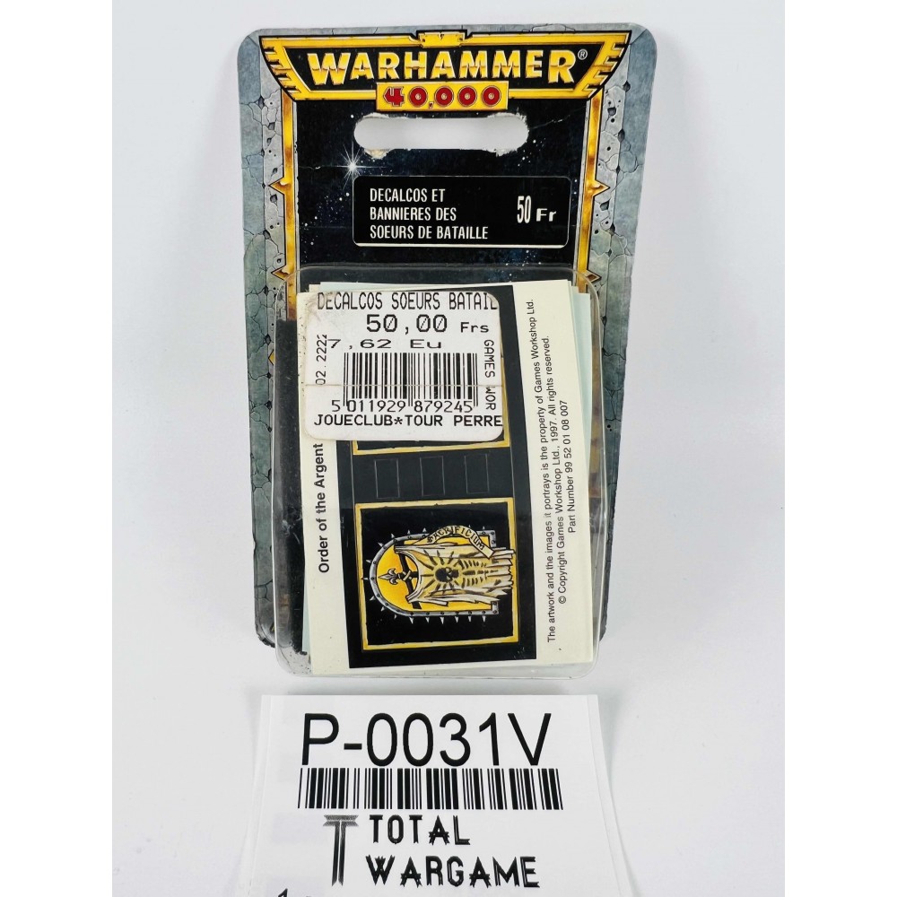 Lot De Bannières Et Décalcomanies Warhammer V2/V3 - 30k/40k - Games Workshop