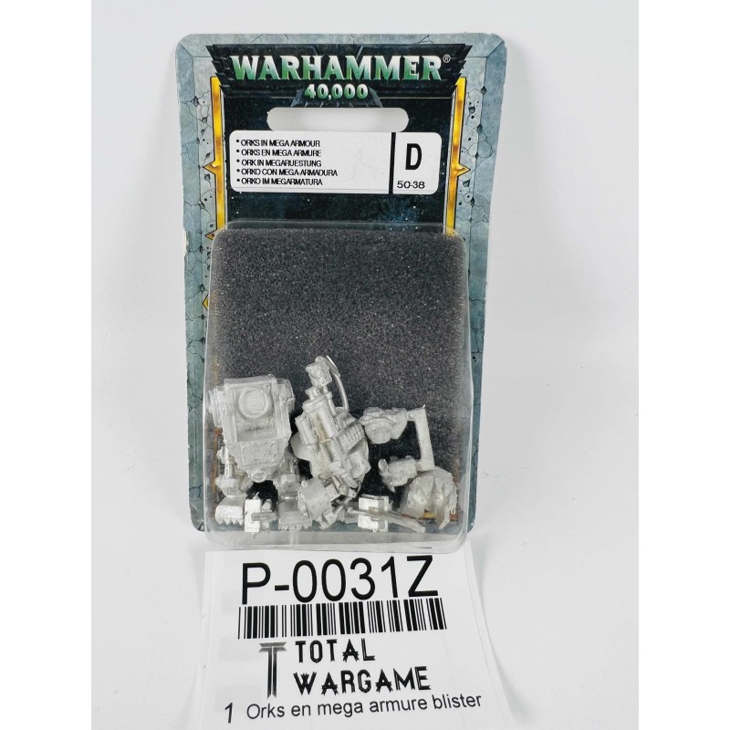Orks in mega armour blister