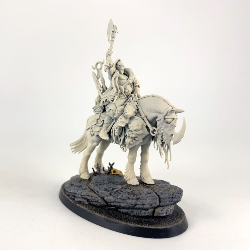 Chef de Guerre Noir-serment sur Destrier