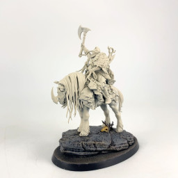 Darkoath chieftain on warsteed