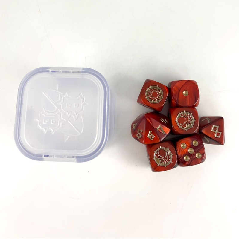 Dés Equipe Khorne