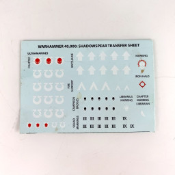 Shadowspear Transfer Sheet