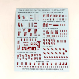 Tau Empire Infantry Decals...