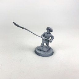 A farmer armed with a pitchfork