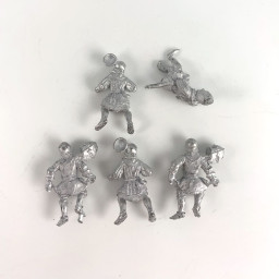 Soldats médiévaux à terre