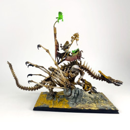 Tomb King/Liche Priest on Necrolith Bone Dragon