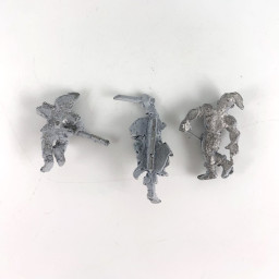 Barbarian warriors on the ground