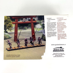 Zenit Miniature Kensei Yari Samurai - New