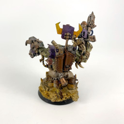 Ork warboss with attack squig