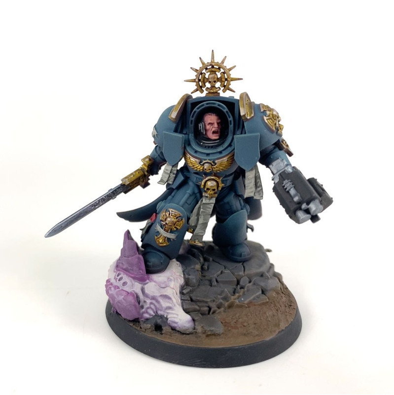 Captain in terminator armour 